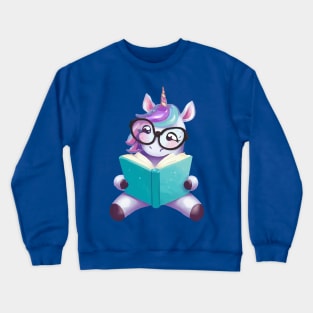 Unicorn Reader Crewneck Sweatshirt